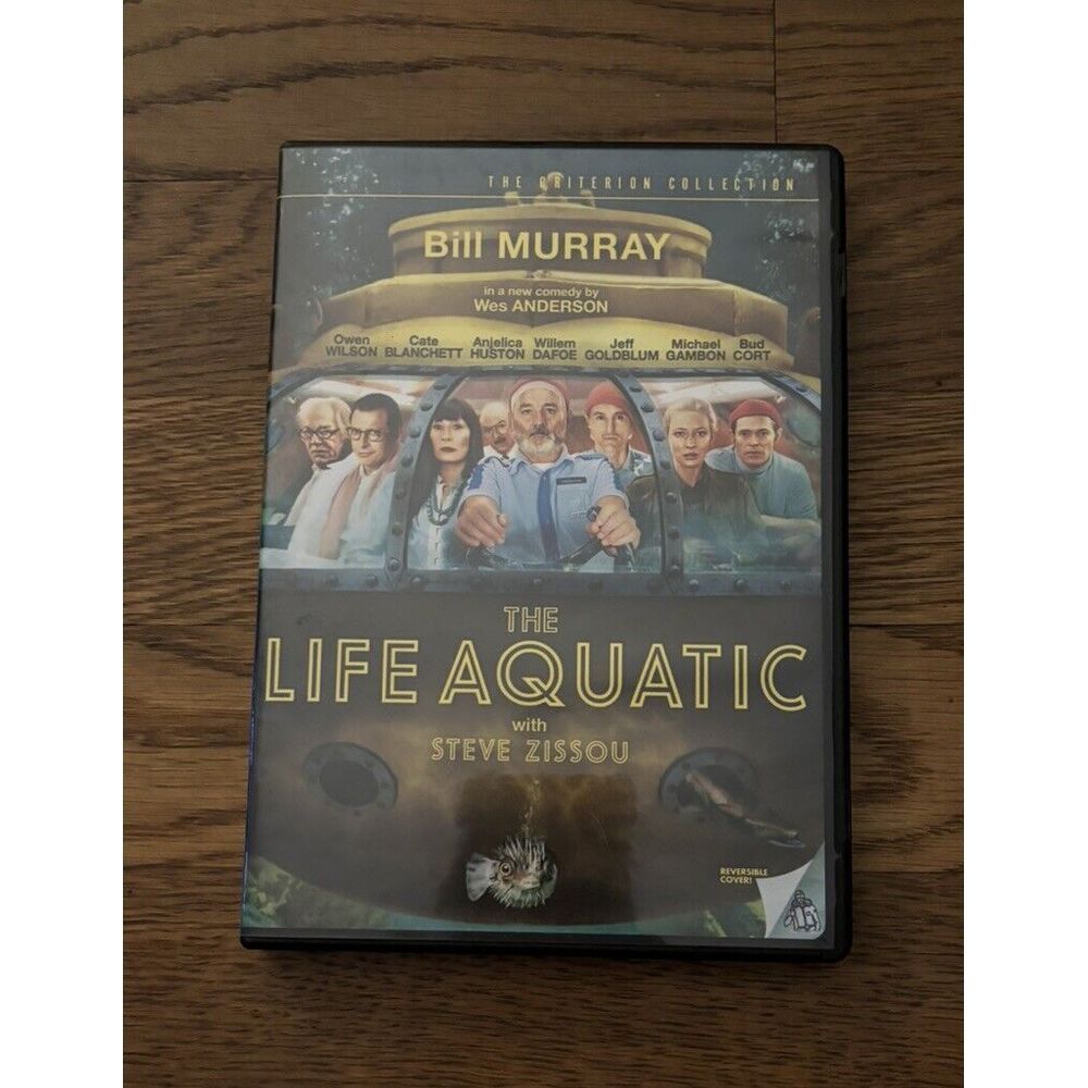 The Life Aquatic with Steve Zissou DVD Criterion Collection w Reversible Cover